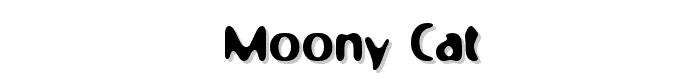 Moony Cat font